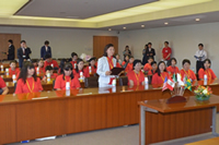 海外福岡県人会子弟の皆さんが福岡県議会を訪問されました